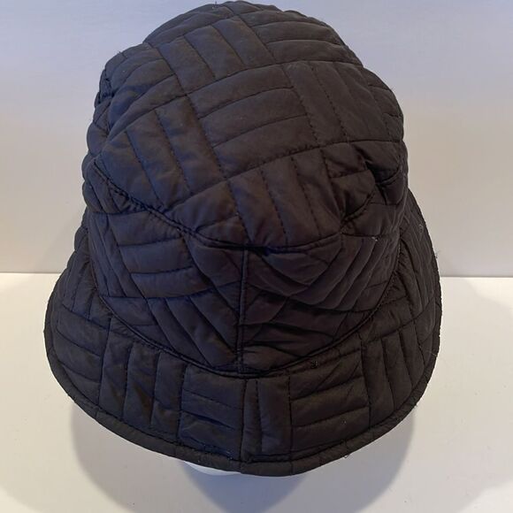 Anne Klein Black Quilted Bucket Hat - Picture 5 of 7